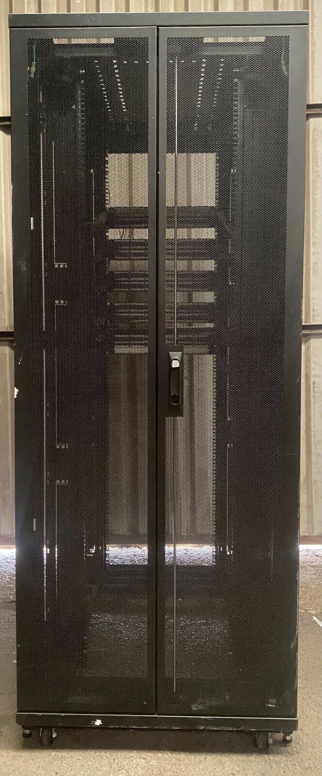 APC 42u Server Cabinet Casing Only - Minor Damage