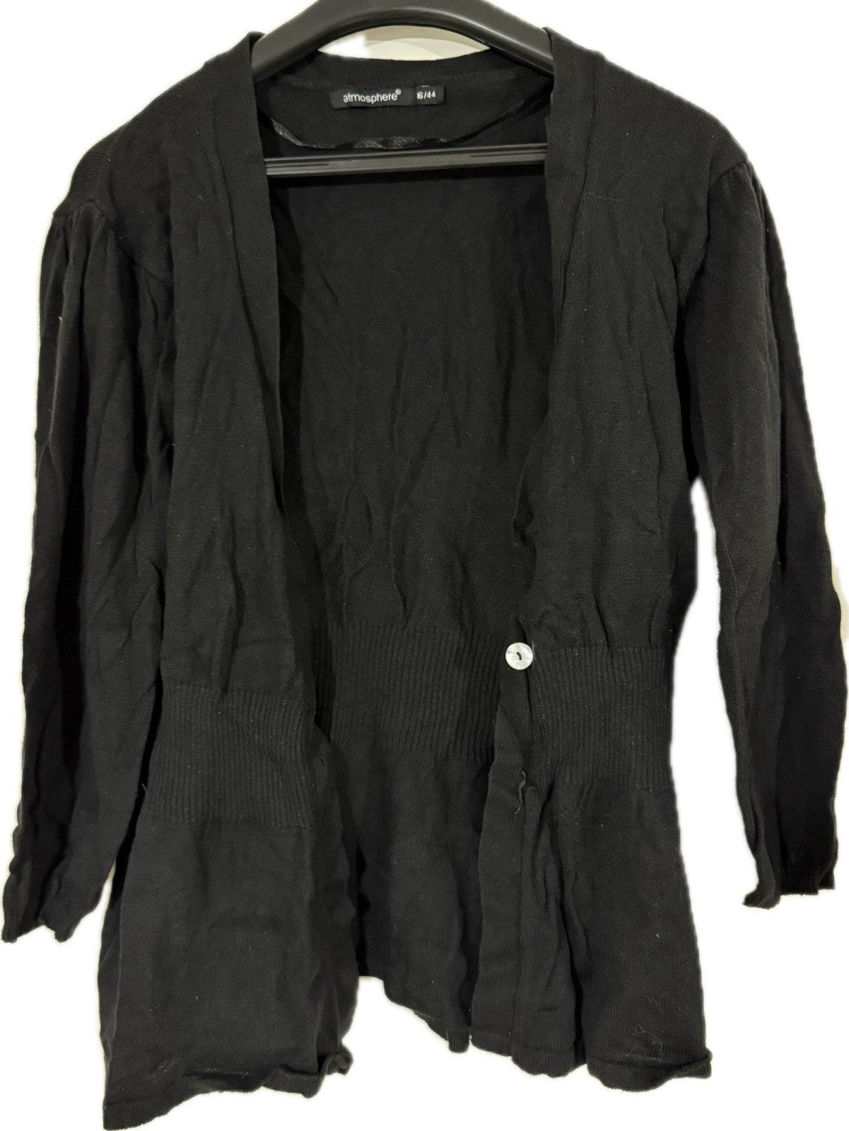 Ladies Black Cardigan Size 16/44