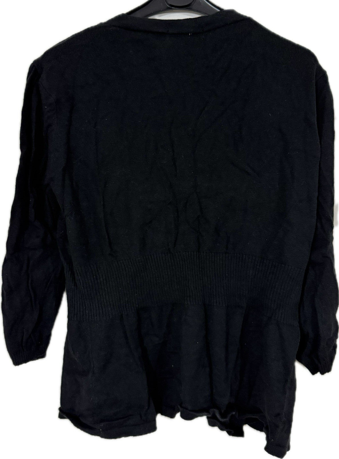 Ladies Black Cardigan Size 16/44