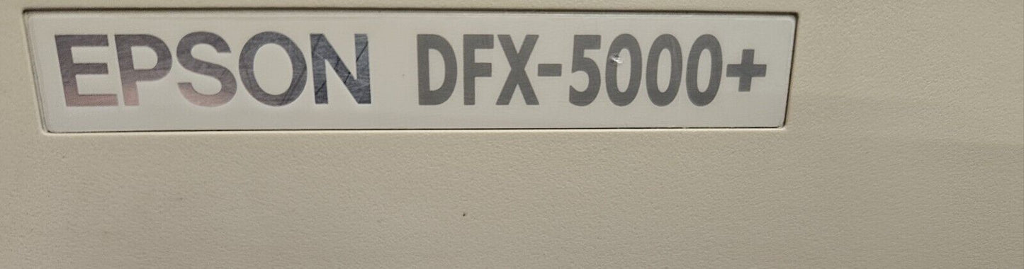 EPSON DFX-5000+ MONOCHROME DOT MATRIX PRINTER