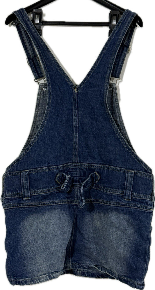 Denim Co Ladies Blue Skirt Dungarees Size 8